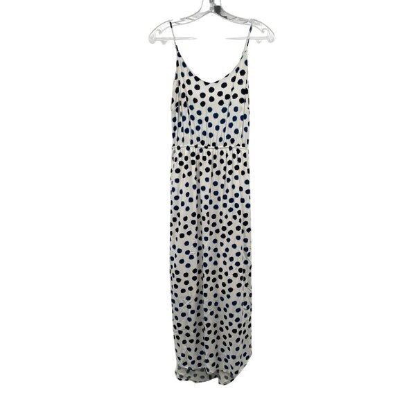 Old Navy Womens Polka Dot Maxi Dress Sleeveless Multi/White Size Medium - Picture 1 of 9
